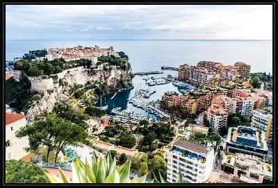 Картина Вид на Монако №2