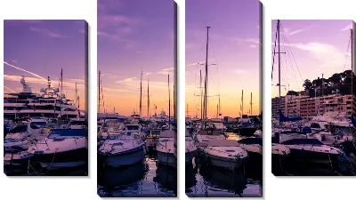 Вечерний Монако и яхты