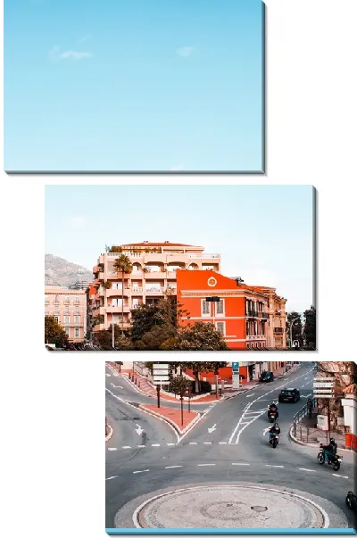 Модульная картина Монако №6