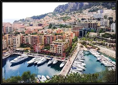 Картина Вид на причалы Монако №2