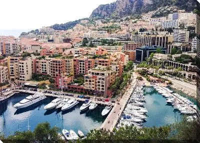 Постер Вид на причалы Монако №2