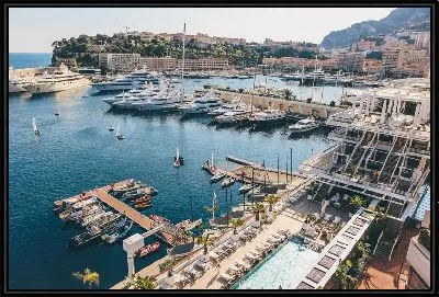 Картина Причалы Монако №6