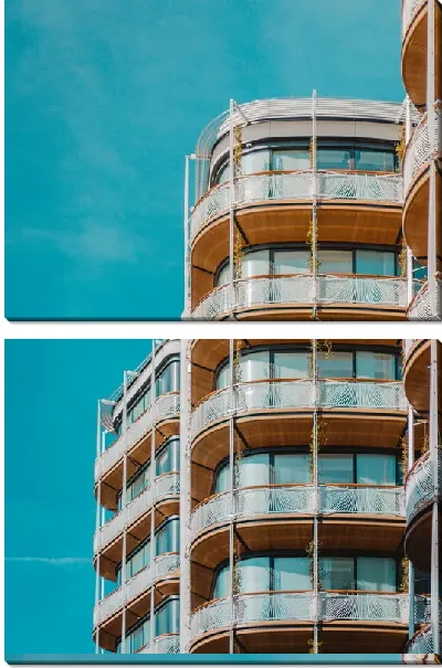 Модульная картина Современное здание в Монако