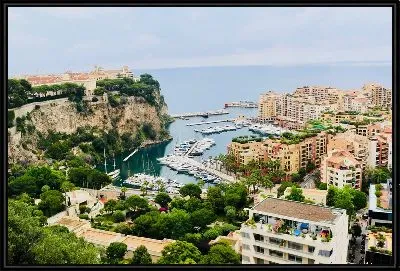 Картина Вид на причалы Монако №5