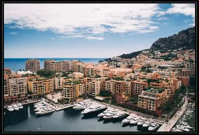 Картина Вид на причалы Монако №6