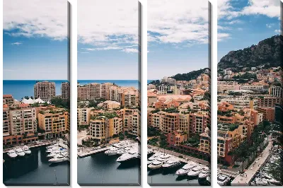 Вид на причалы Монако №6