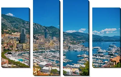 Вид на причалы Монако №32