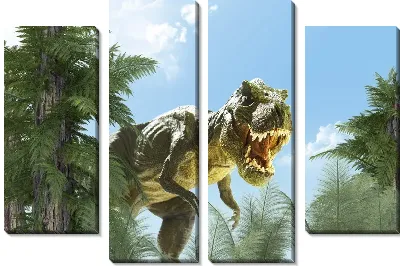 Модульная картина Динозавр №31