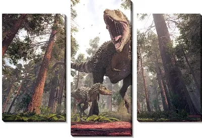 Модульная картина Динозавры №10