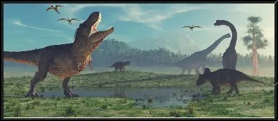 Картина Динозавры №12