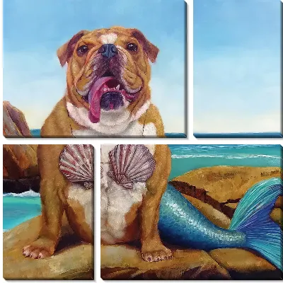 Бульдог-русалка