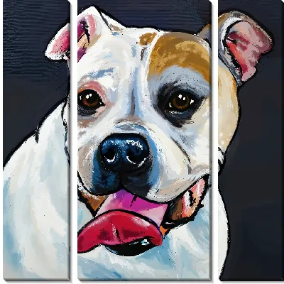 Модульная картина Бульдог №55