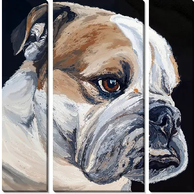 Модульная картина Бульдог №56
