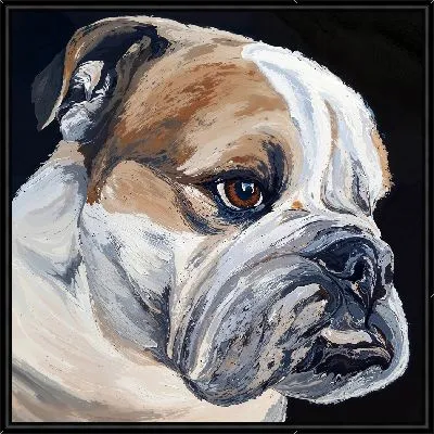 Картина Бульдог №56