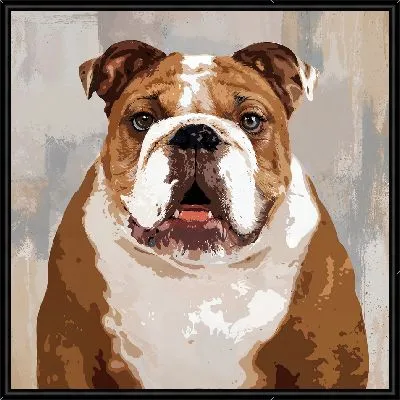 Картина Бульдог №57