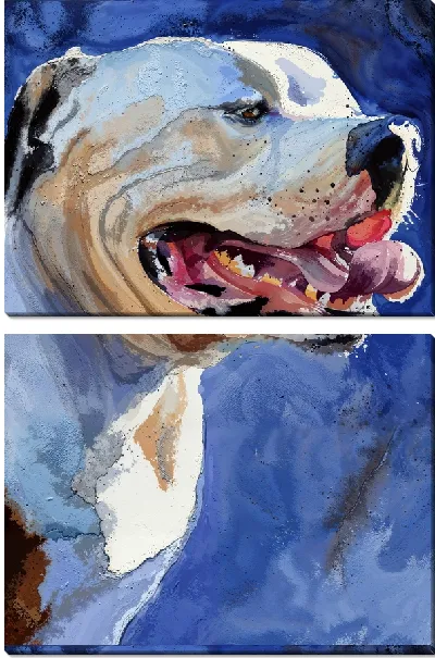 Модульная картина Бульдог №59