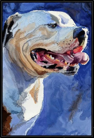 Картина Бульдог №59