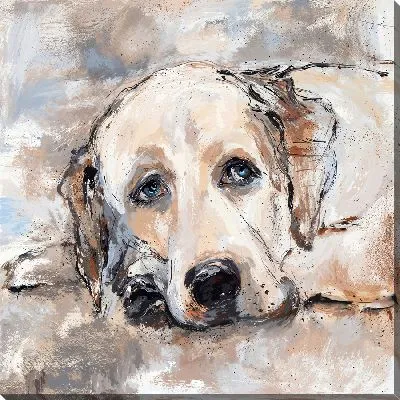 Картина маслом Лабрадор ретривер №40