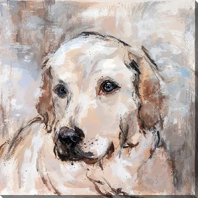 Картина маслом Лабрадор ретривер №41