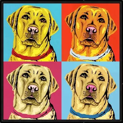Картина Поп-арт лабрадор ретривер №21