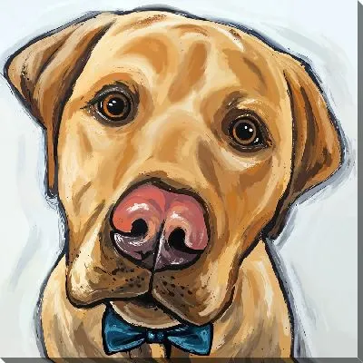 Картина маслом Лабрадор ретривер №61