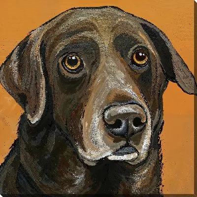 Картина маслом Лабрадор ретривер №66