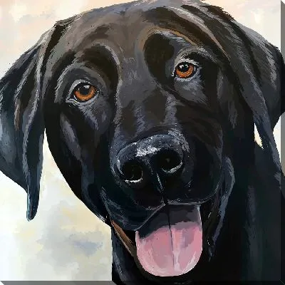 Картина маслом Лабрадор ретривер №68
