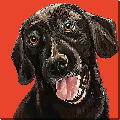 Картина маслом Лабрадор ретривер №69