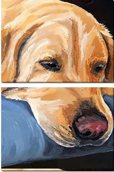 Модульная картина Лабрадор ретривер №71
