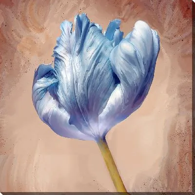 Картина маслом Голубой тюльпан