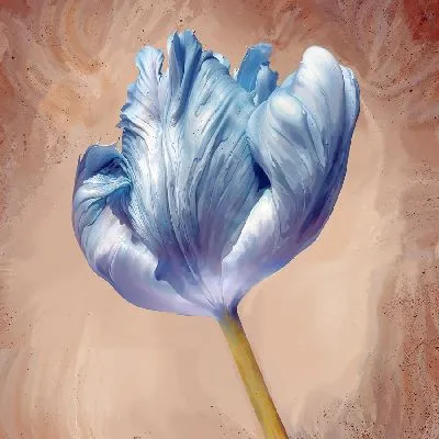 Плакат Голубой тюльпан
