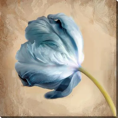 Картина маслом Голубой тюльпан №2