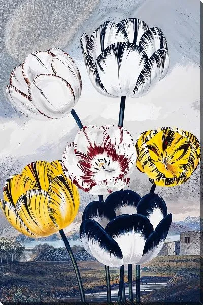 Картина маслом Яркие тюльпаны