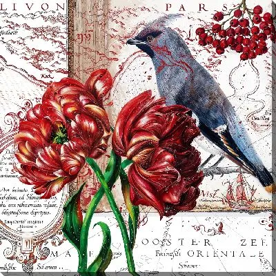 Картина маслом Композиция с тюльпанами №5