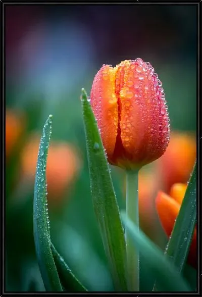 Картина Тюльпан с росой