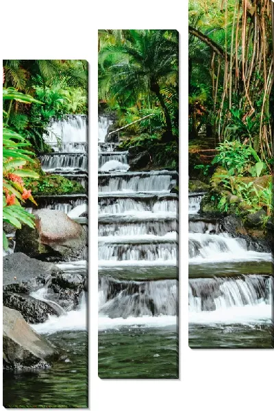 Модульная картина Водная лестница