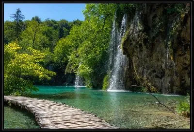 Картина Пирс и водопады