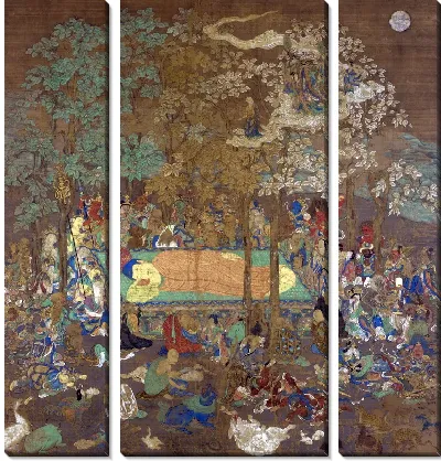 Модульная картина Нирвана Будды (Nirvana of the Buddha)