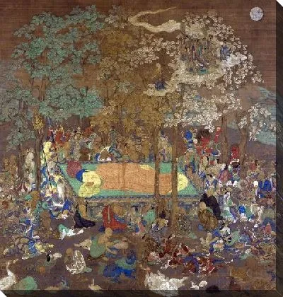 Картина маслом Нирвана Будды (Nirvana of the Buddha)