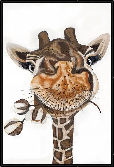Картина Жираф и хлопок