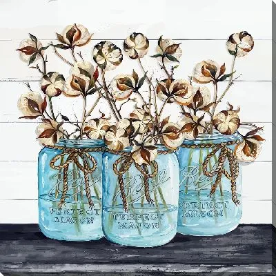 Картина маслом Хлопок в банках