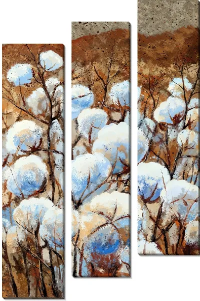 Модульная картина Воздушный хлопок