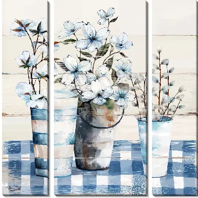 Модульная картина Натюрморт с хлопком