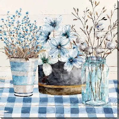 Картина маслом Натюрморт с хлопком №2