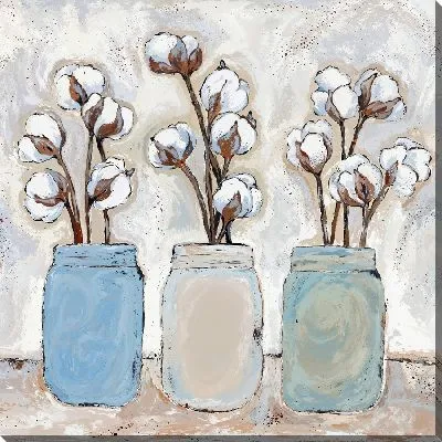 Картина маслом Натюрморт с хлопком №6