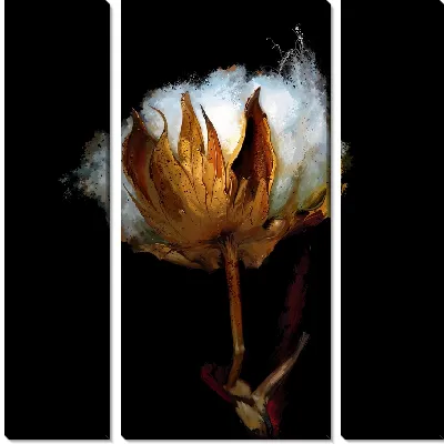 Модульная картина Хлопок №4