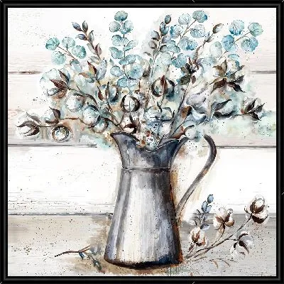 Картина Хлопок в кашпо