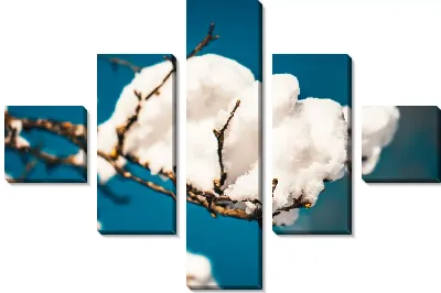 Модульная картина Хлопок в виде облака