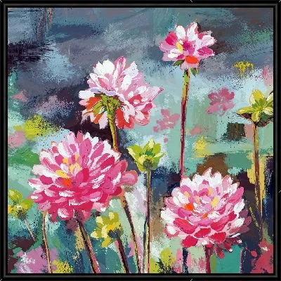 Картина Георгины в природе