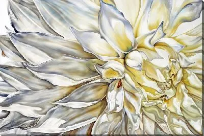 Картина маслом Георгина №7